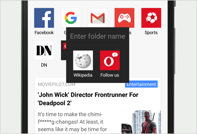keep it together in Aplikasi Opera Mini